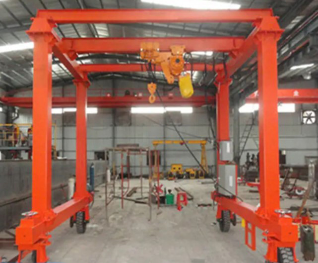 20t Low Headroom Twin Girder Mobile Lifting Gantry Electric Low Plant Height