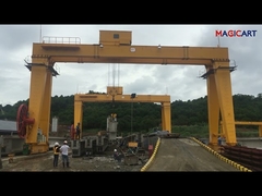 Double Beam Mobile Gantry Crane Cabin Control With Hydraulic System